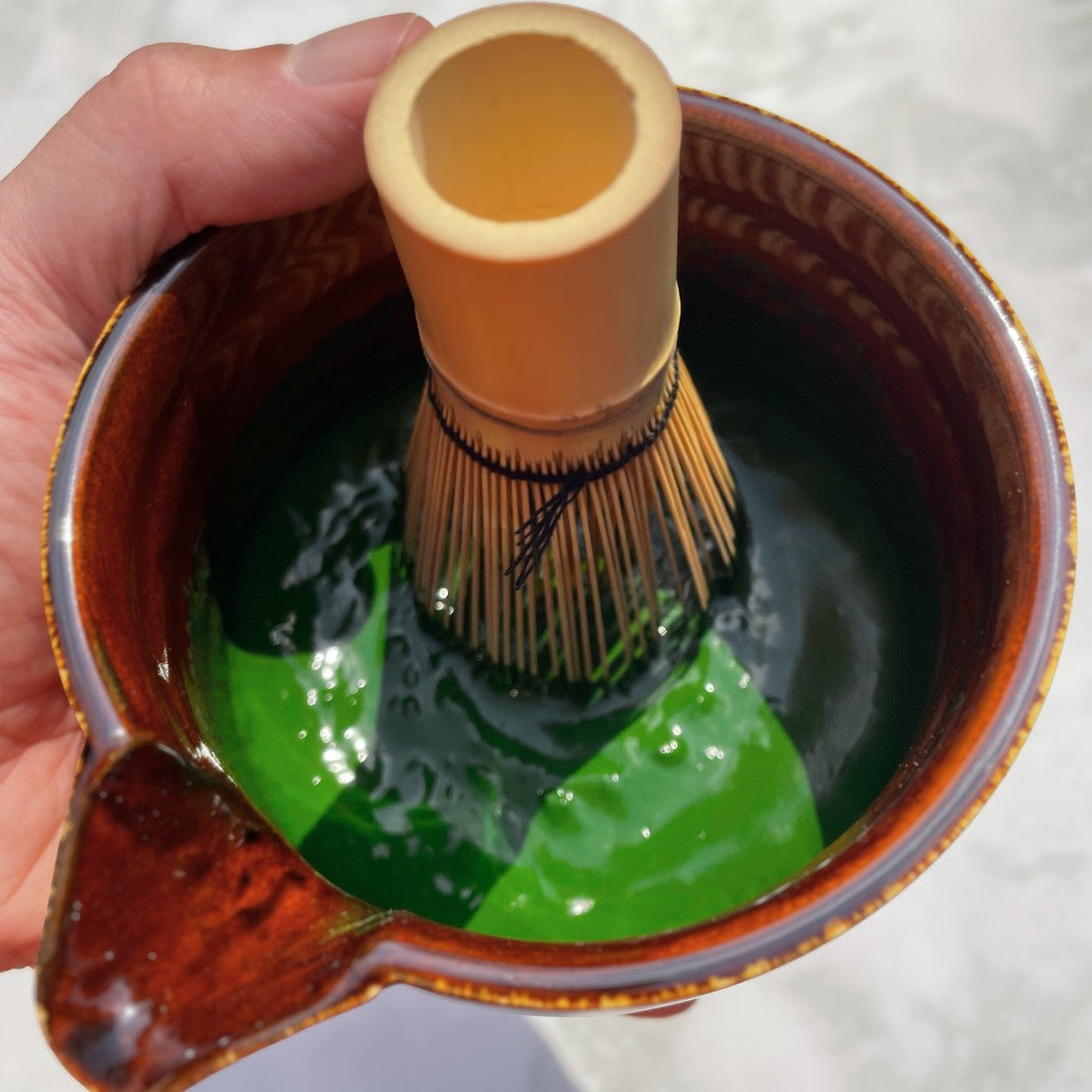 Ceremoniële Japanse matcha