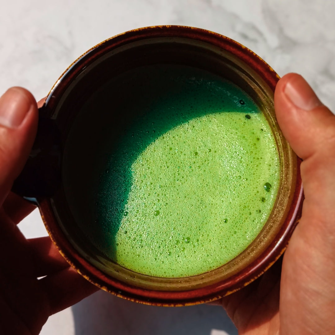 Ceremoniële Japanse matcha