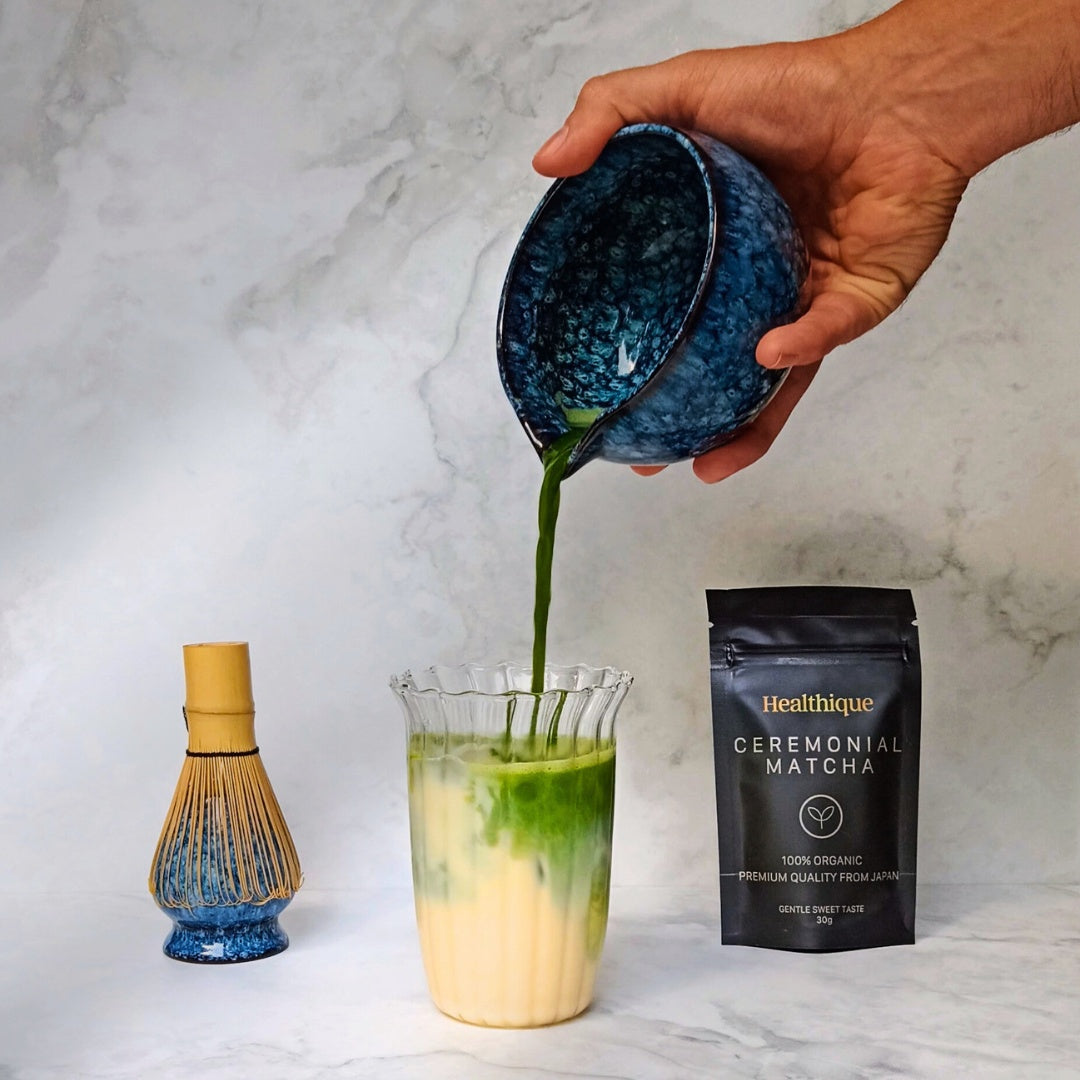 Ceremoniële Japanse matcha