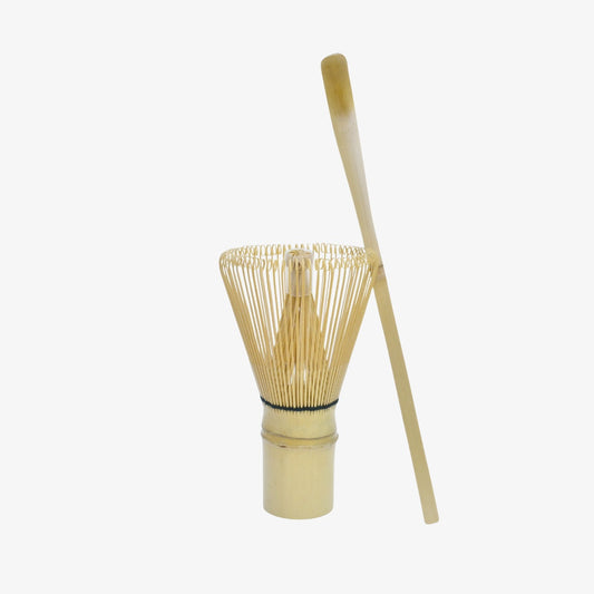 Traditionele matcha whisk & spoon